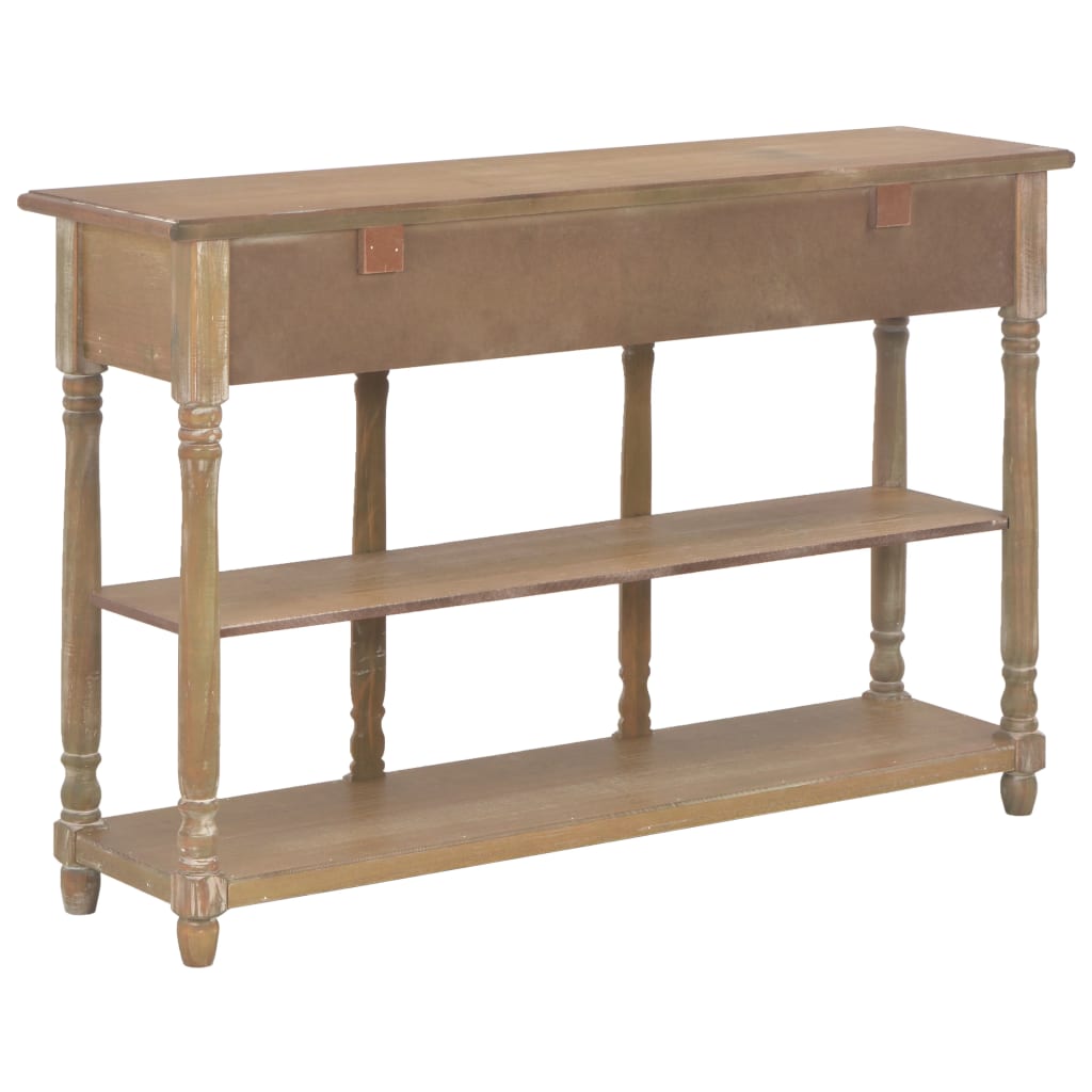 vidaXL Stolik konsolowy, 110x30x76 cm, materiał drewnopochodny