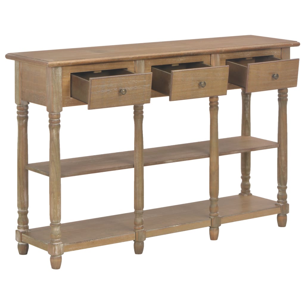 vidaXL Stolik konsolowy, 110x30x76 cm, materiał drewnopochodny