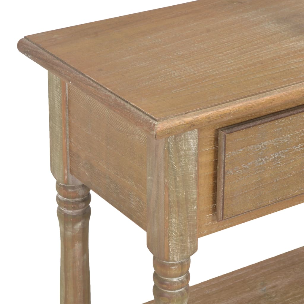 vidaXL Stolik konsolowy, 110x30x76 cm, materiał drewnopochodny
