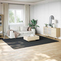 vidaXL Dywan Shaggy Czarny 240x305 cm Poliester