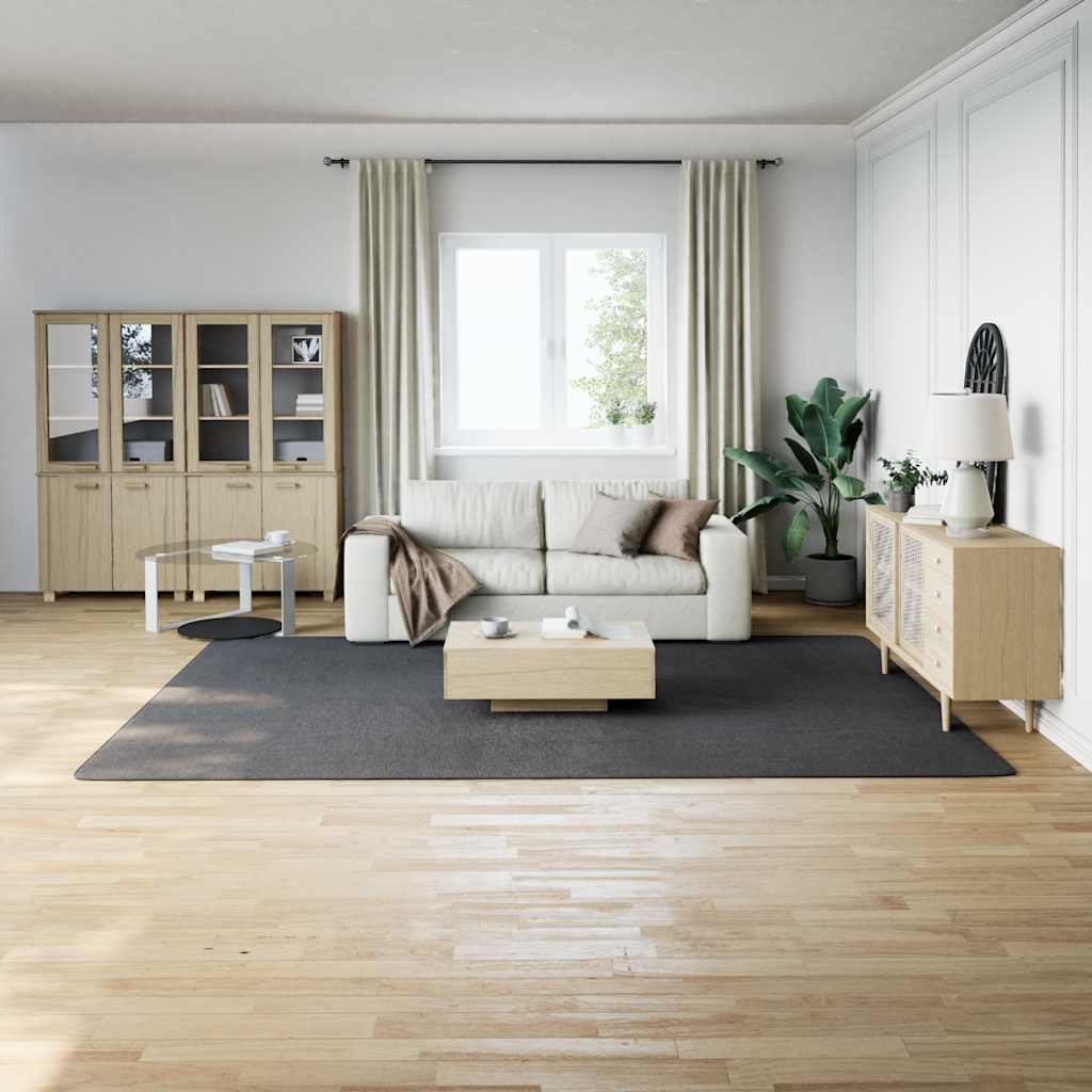 vidaXL Dywan Shaggy Antracyt 240x340 cm Poliester