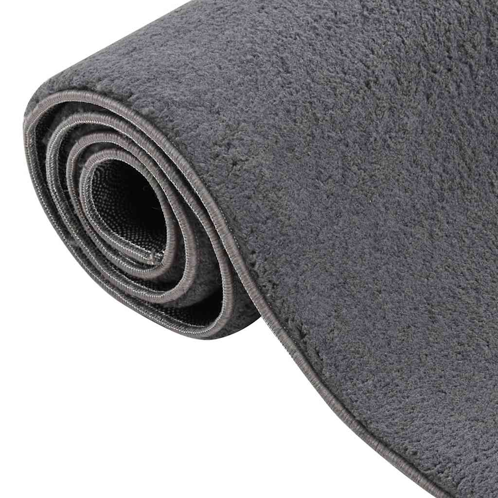vidaXL Dywan Shaggy Antracyt 240x340 cm Poliester