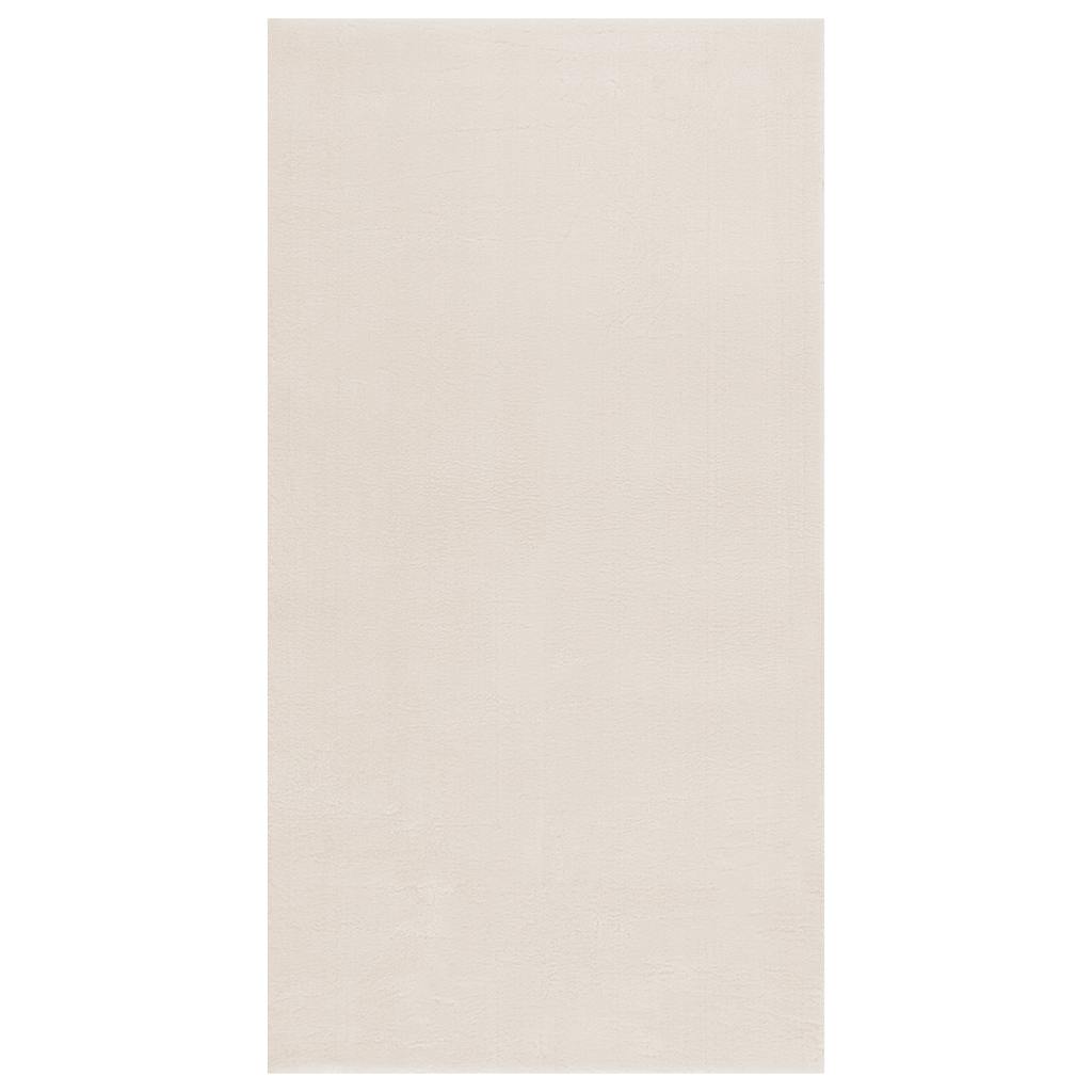 vidaXL Dywan shaggy Kremowo-biały 120x183 cm Poliester