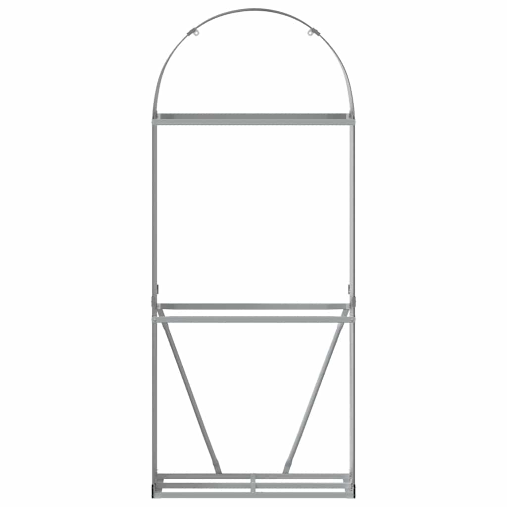 vidaXL Uchwyt na drewno antracytowy 80x45x190 cm ocynkowana stal