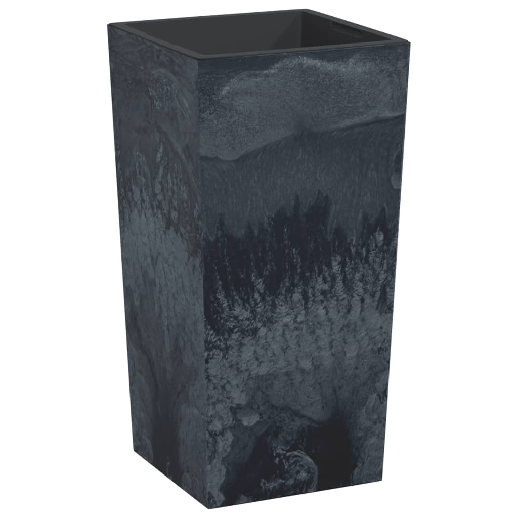 vidaXL Donica z pojemnikiem wewnętrznym, antracyt, 11/26,5 L, beton PP