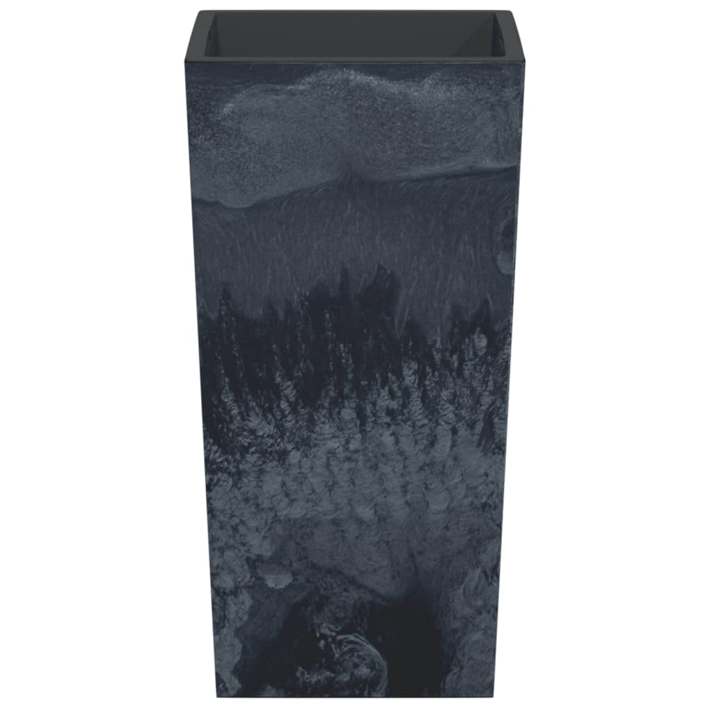 vidaXL Donica z pojemnikiem wewnętrznym, antracyt, 11/26,5 L, beton PP