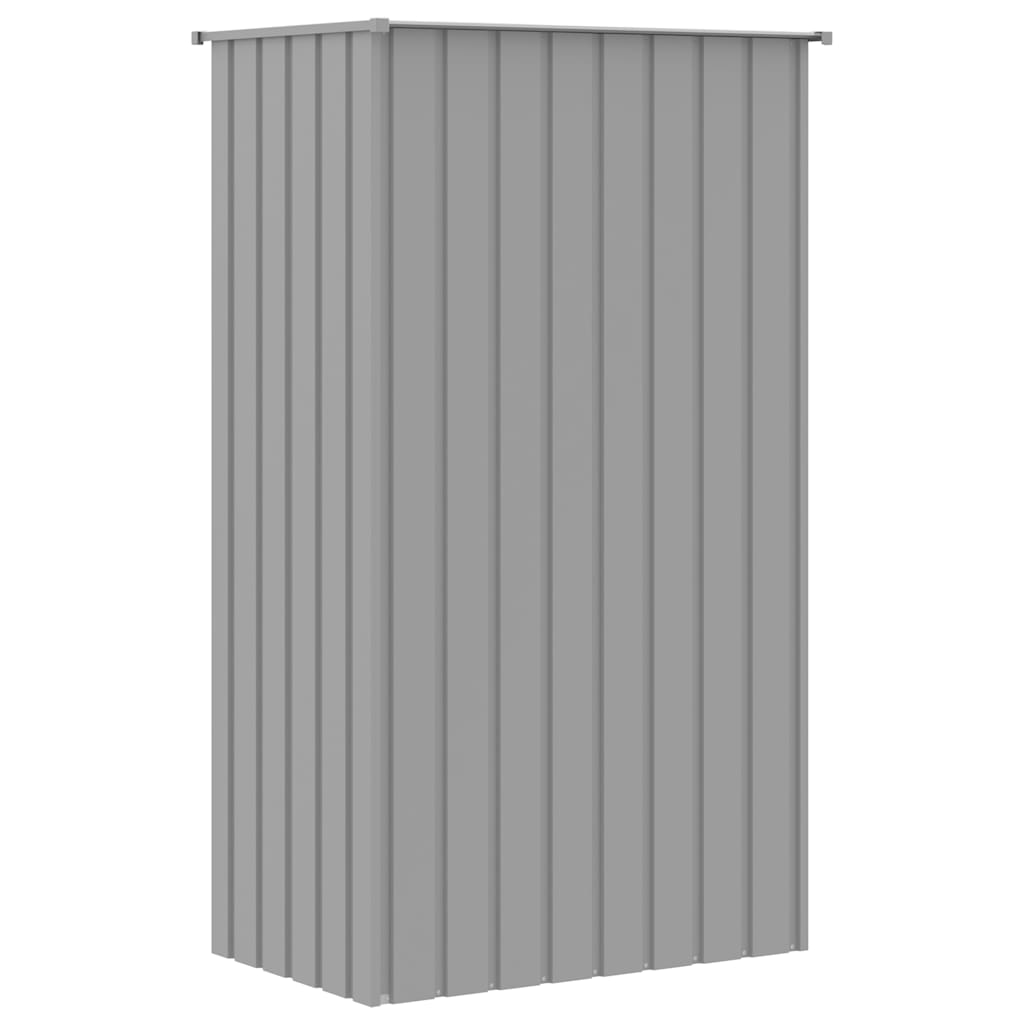 vidaXL Woliera, szara, 115x78x200 cm, galwanizowana stal