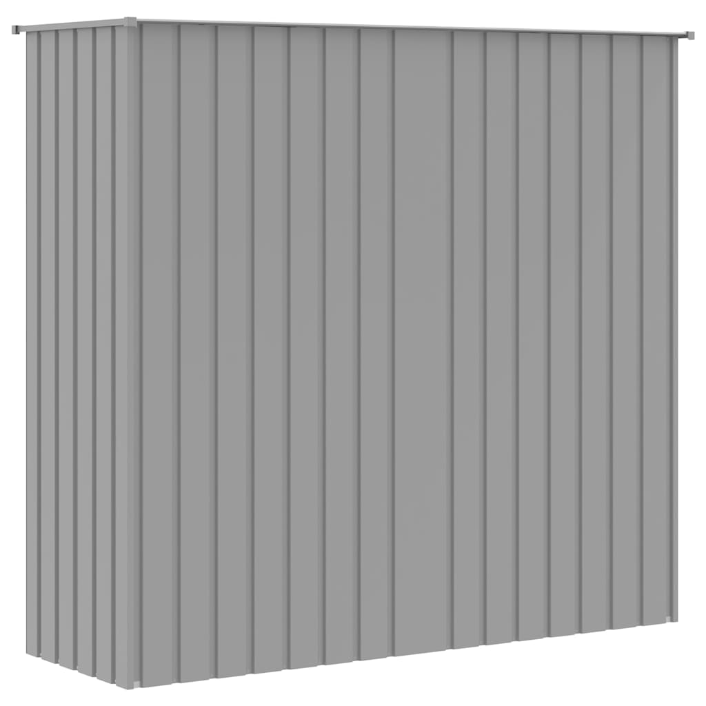 vidaXL Woliera, szara, 215x78x200 cm, galwanizowana stal