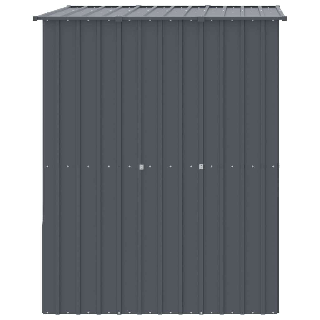 vidaXL Buda dla psa, z dachem, antracytowa, 165x153x181 cm, stal