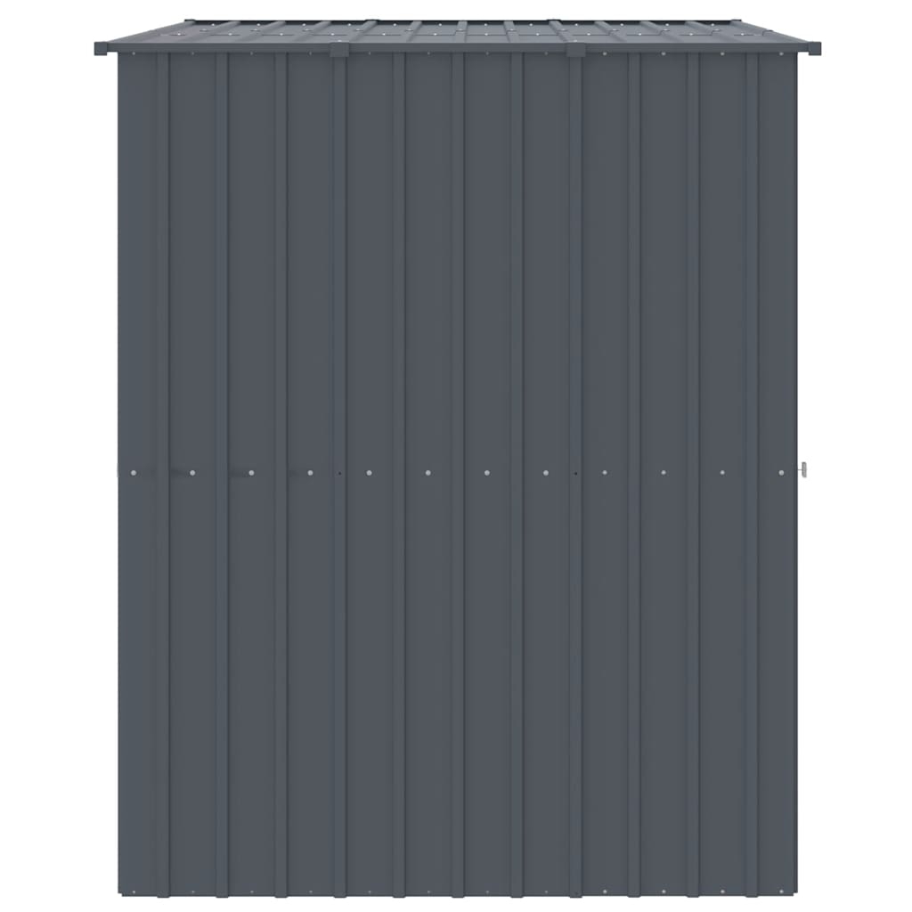 vidaXL Buda dla psa, z dachem, antracytowa, 214x153x181 cm, stal