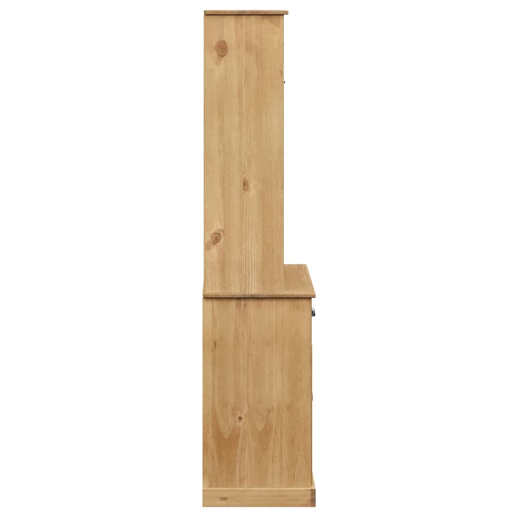vidaXL Kredens VIGO, 78x40x175 cm, lite drewno sosnowe