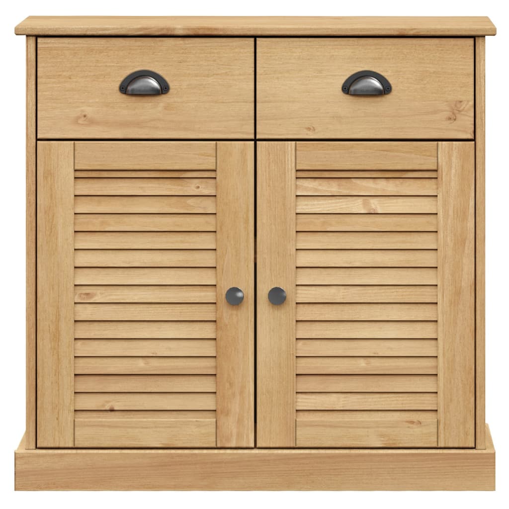 vidaXL Kredens VIGO, 78x40x175 cm, lite drewno sosnowe