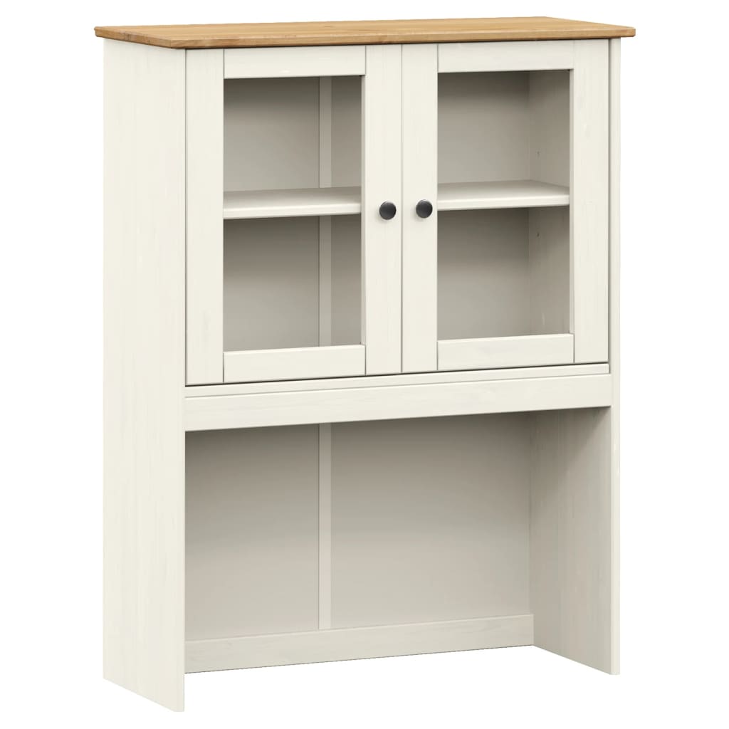vidaXL Kredens VIGO, biały, 78x40x175 cm, lite drewno sosnowe