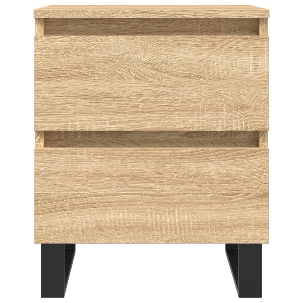 vidaXL Szafka nocna, dąb sonoma, 40x35x50 cm, materiał drewnopochodny