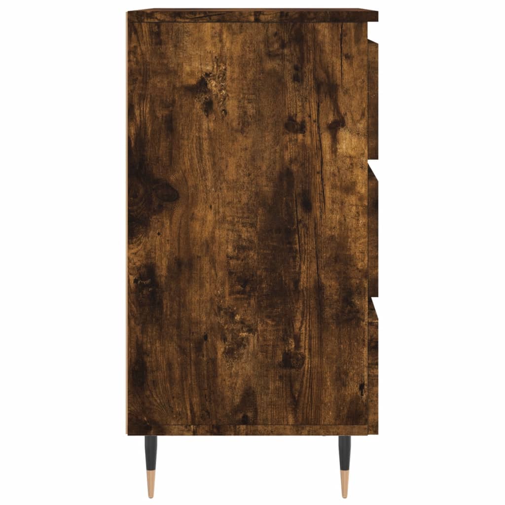 vidaXL Szafki nocne, 2 szt., przydymiony dąb, 40x35x69 cm