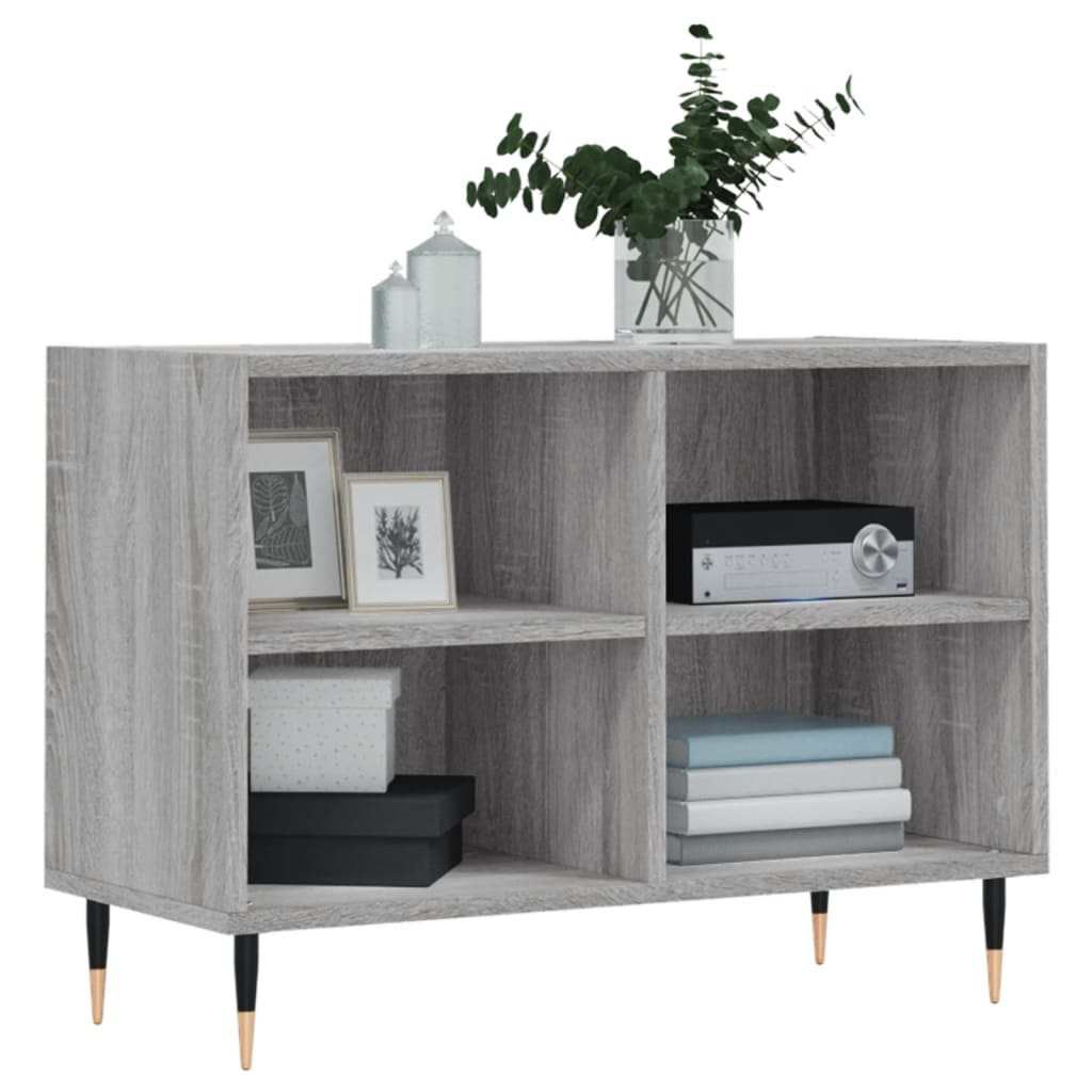 vidaXL Szafka pod TV, szary dąb sonoma, 69,5x30x50 cm