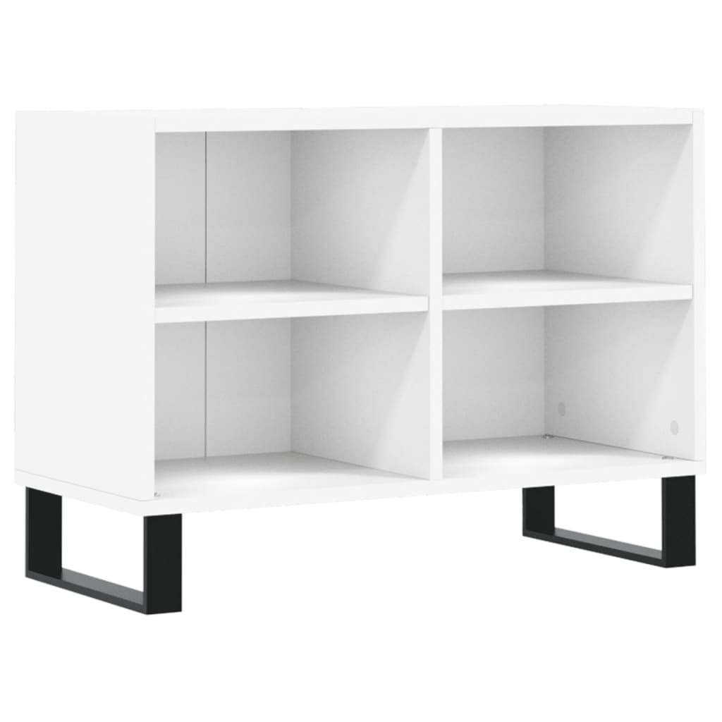 vidaXL Szafka pod TV, biała, 69,5x30x50 cm, materiał drewnopochodny