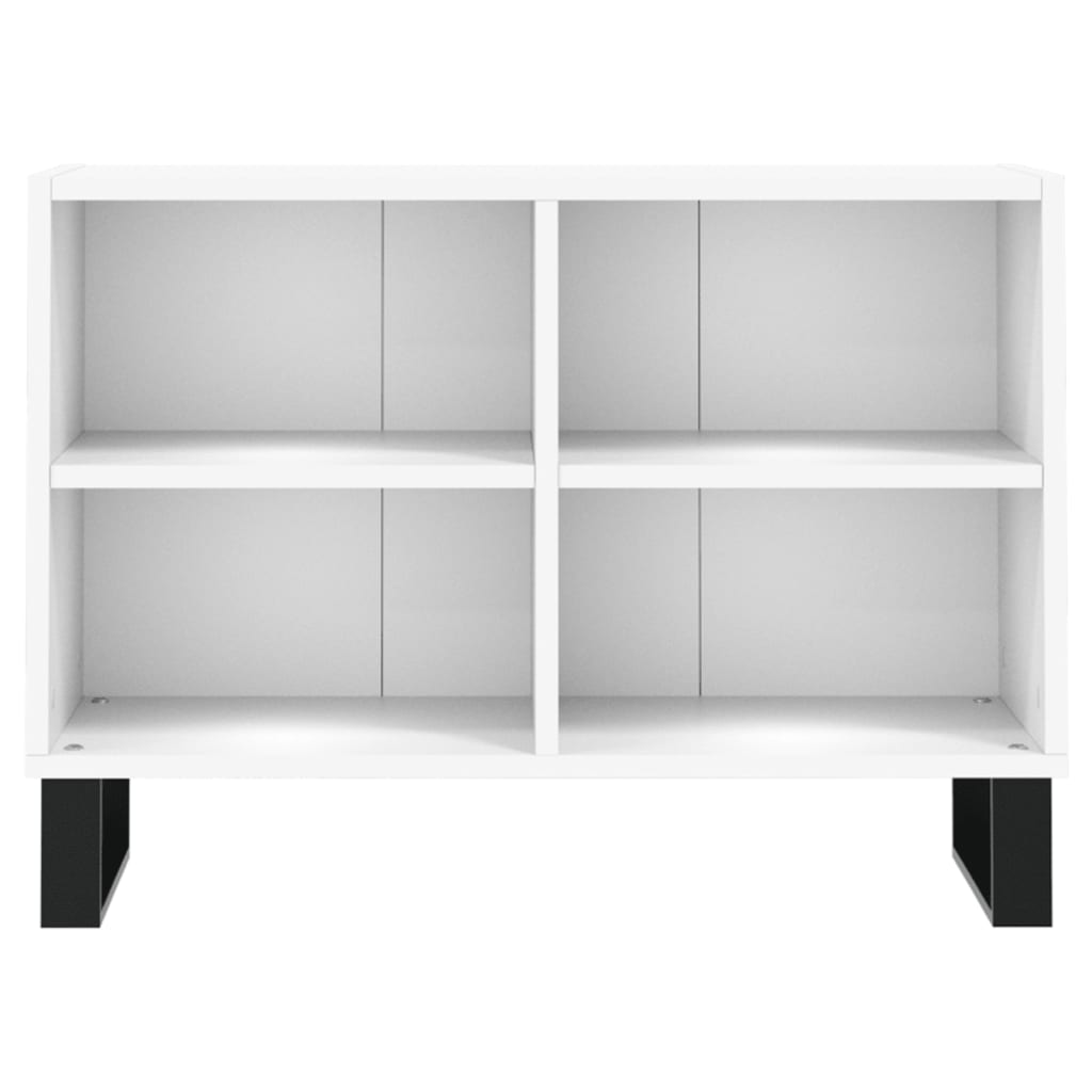 vidaXL Szafka pod TV, biała, 69,5x30x50 cm, materiał drewnopochodny