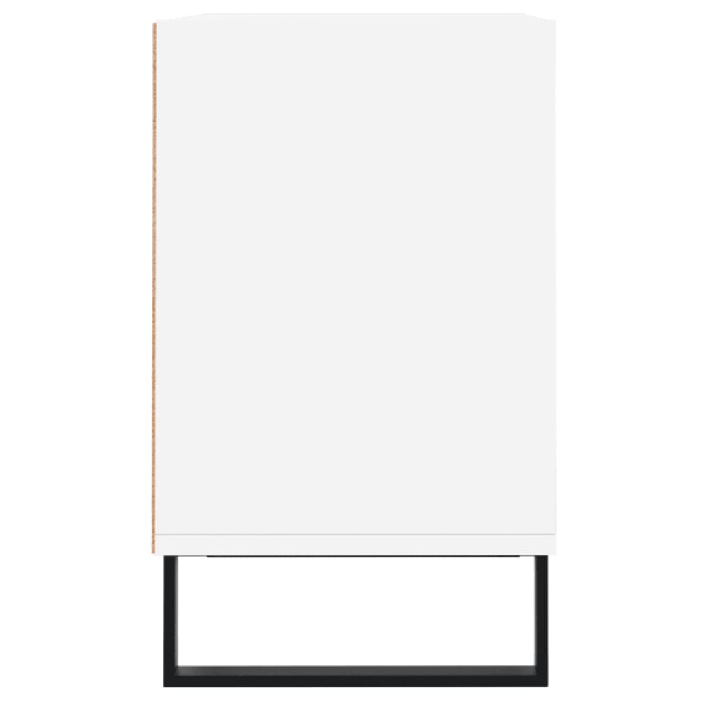 vidaXL Szafka pod TV, biała, 69,5x30x50 cm, materiał drewnopochodny