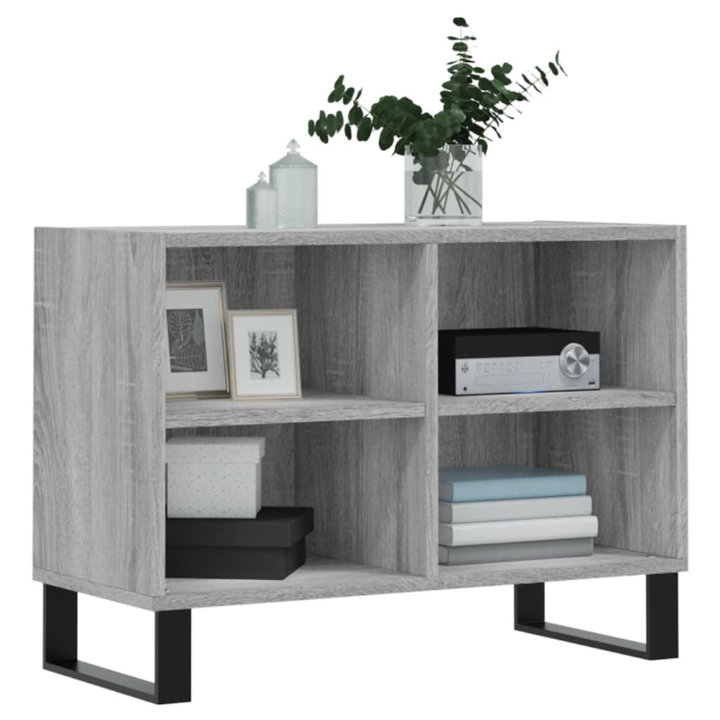 vidaXL Szafka pod TV, szary dąb sonoma, 69,5x30x50 cm