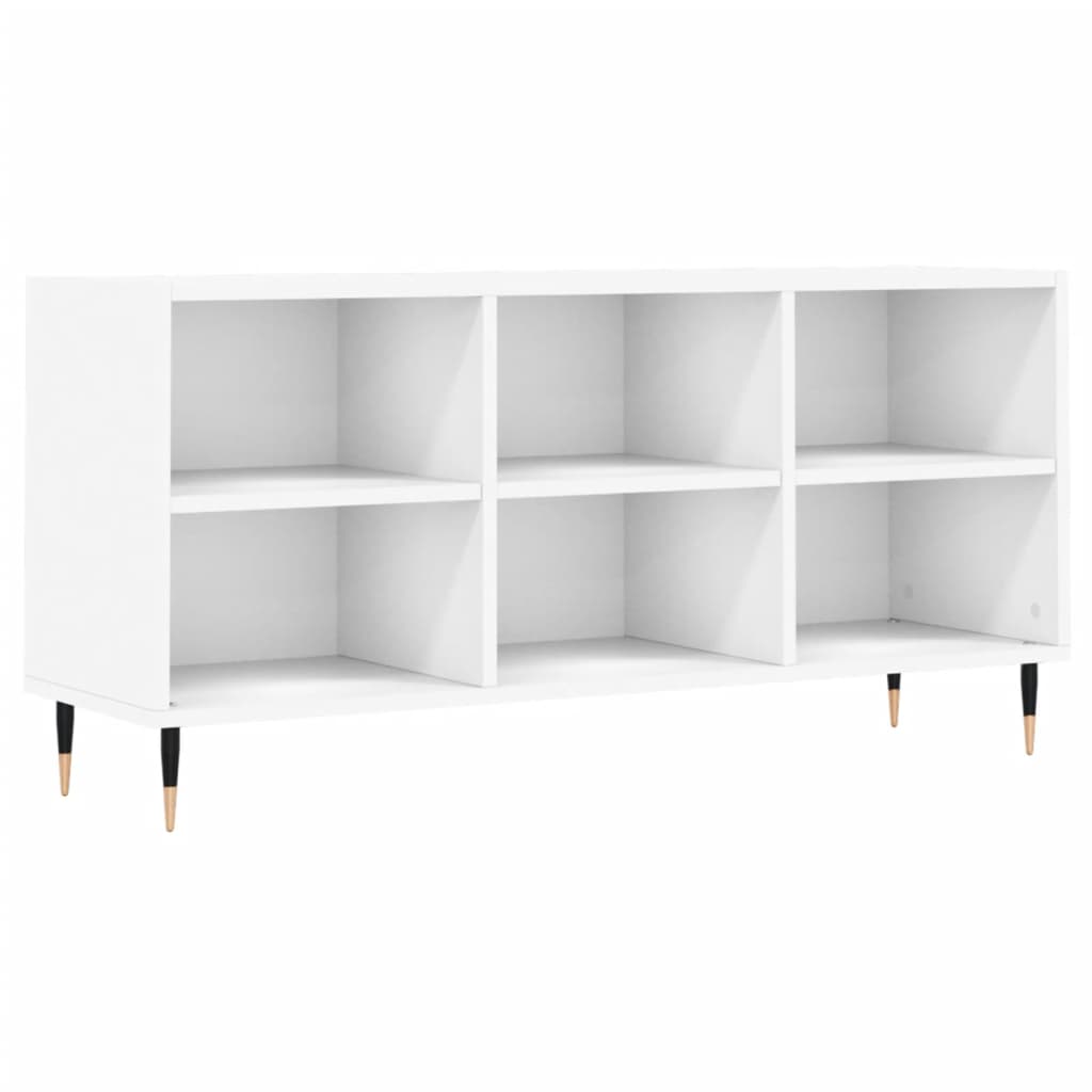 vidaXL Szafka pod TV, biała, 103,5x30x50 cm, materiał drewnopochodny