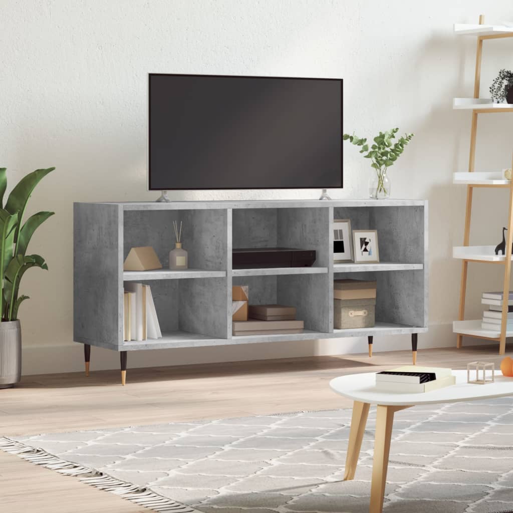 vidaXL Szafka pod TV, szarość betonu, 103,5x30x50 cm