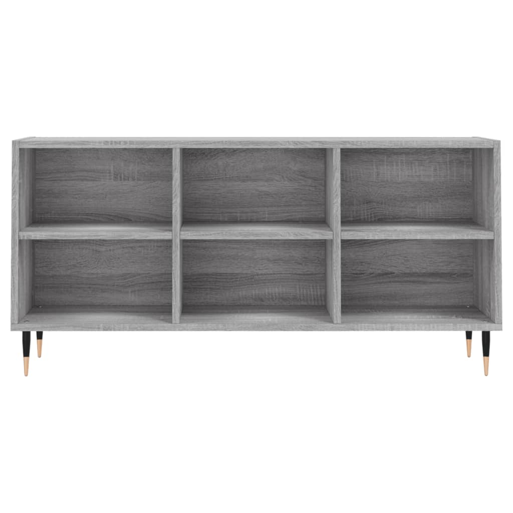 vidaXL Szafka pod TV, szary dąb sonoma, 103,5x30x50 cm