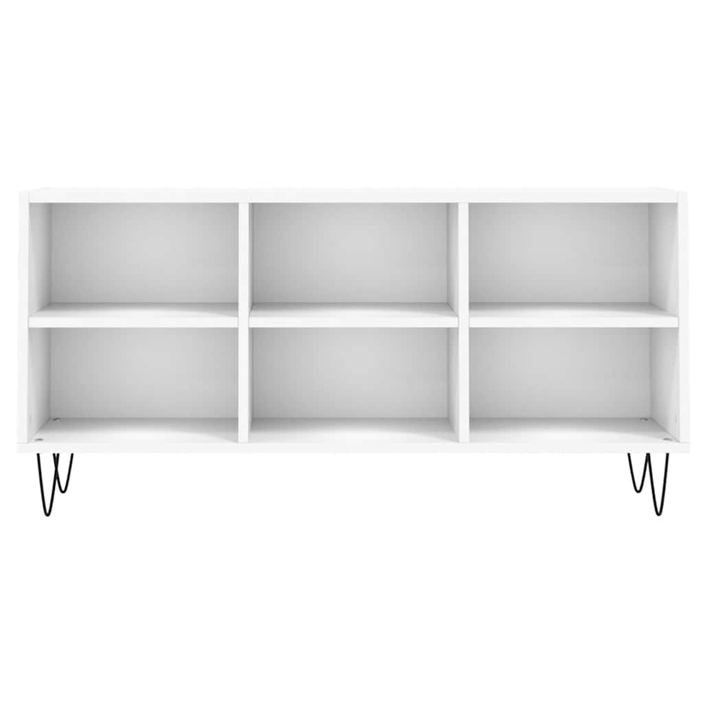 vidaXL Szafka pod TV, biała, 103,5x30x50 cm, materiał drewnopochodny