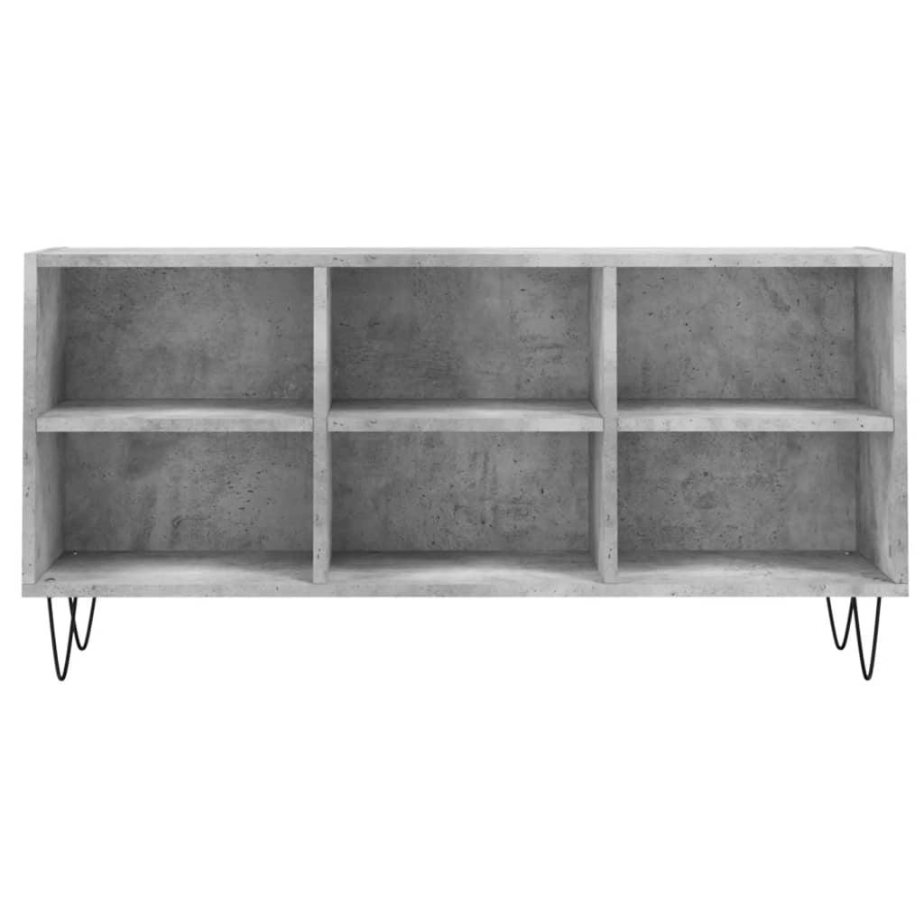 vidaXL Szafka pod TV, szarość betonu, 103,5x30x50 cm