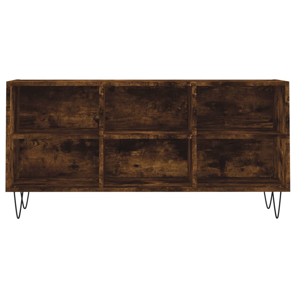 vidaXL Szafka pod telewizor, przydymiony dąb, 103,5x30x50 cm