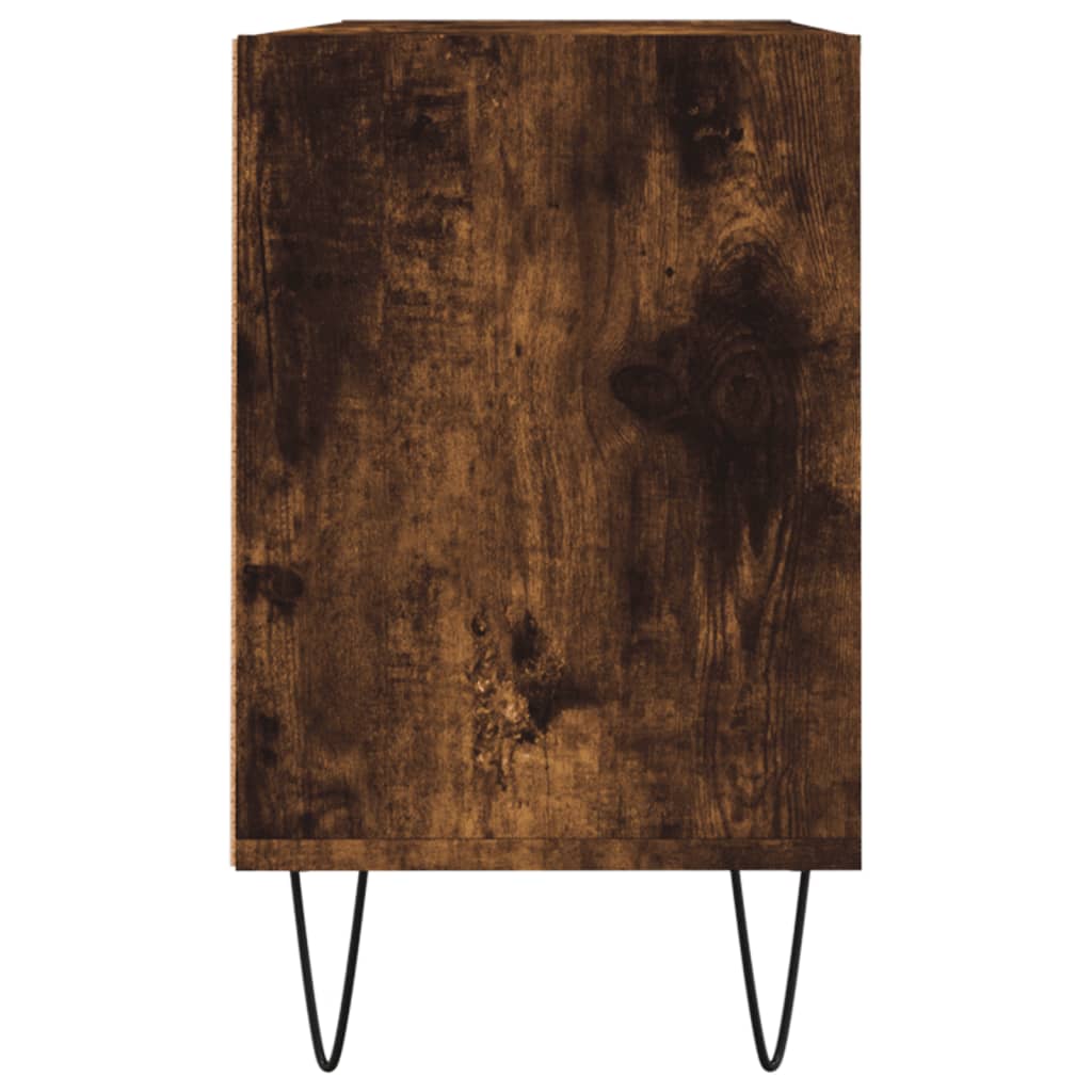 vidaXL Szafka pod telewizor, przydymiony dąb, 103,5x30x50 cm