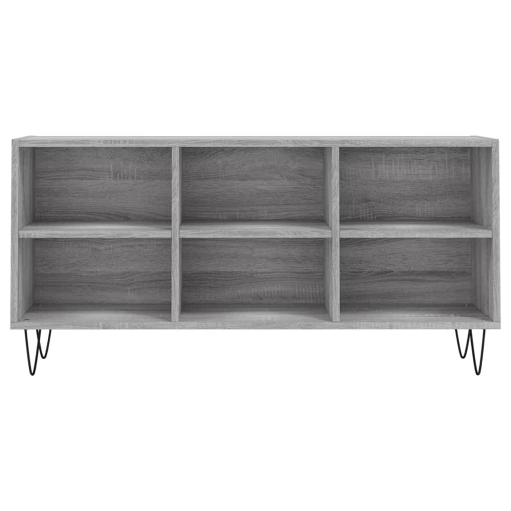 vidaXL Szafka pod TV, szary dąb sonoma, 103,5x30x50 cm