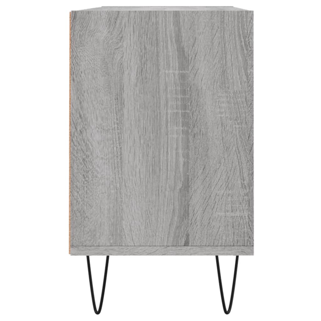 vidaXL Szafka pod TV, szary dąb sonoma, 103,5x30x50 cm