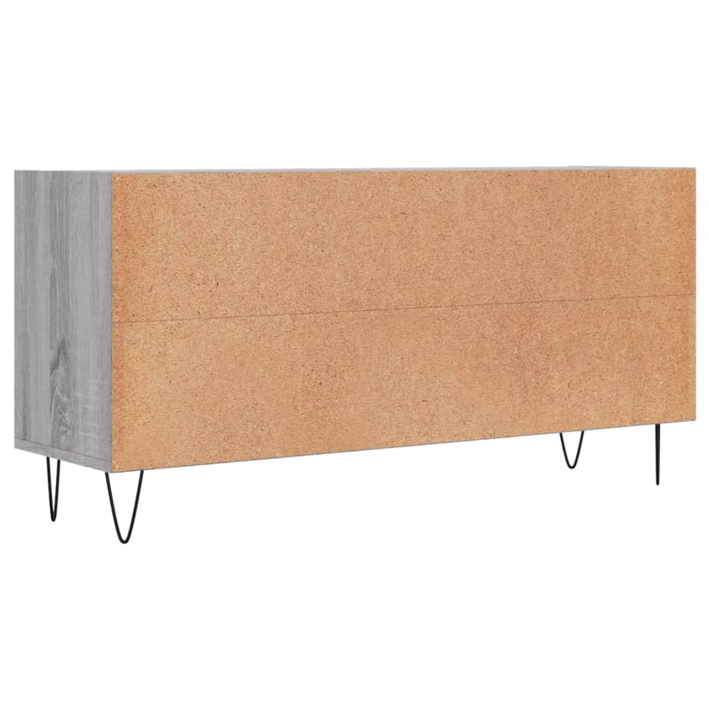 vidaXL Szafka pod TV, szary dąb sonoma, 103,5x30x50 cm