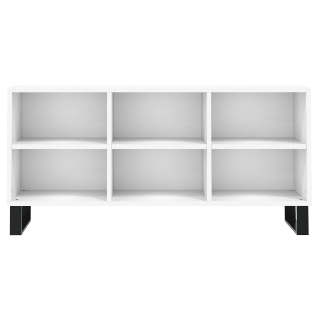 vidaXL Szafka pod TV, biała, 103,5x30x50 cm, materiał drewnopochodny