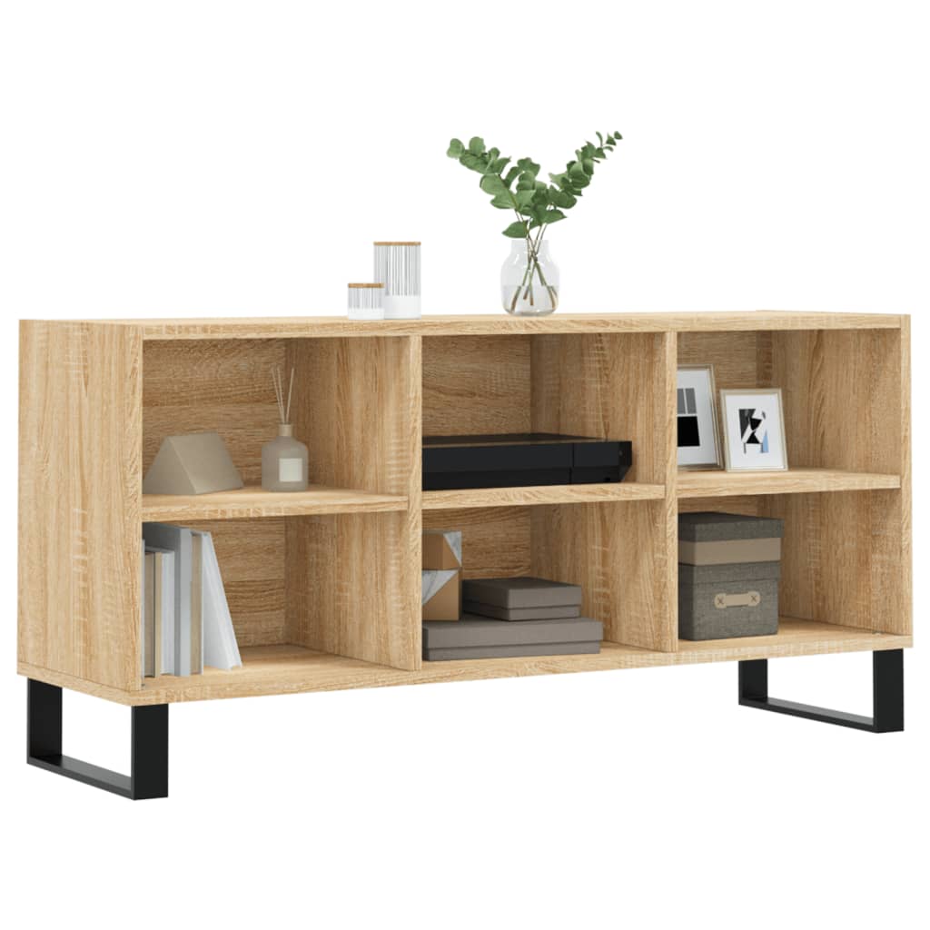 vidaXL Szafka pod TV, dąb sonoma, 103,5x30x50 cm