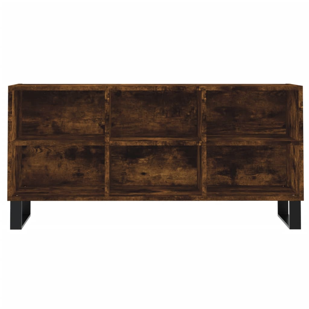 vidaXL Szafka pod telewizor, przydymiony dąb, 103,5x30x50 cm