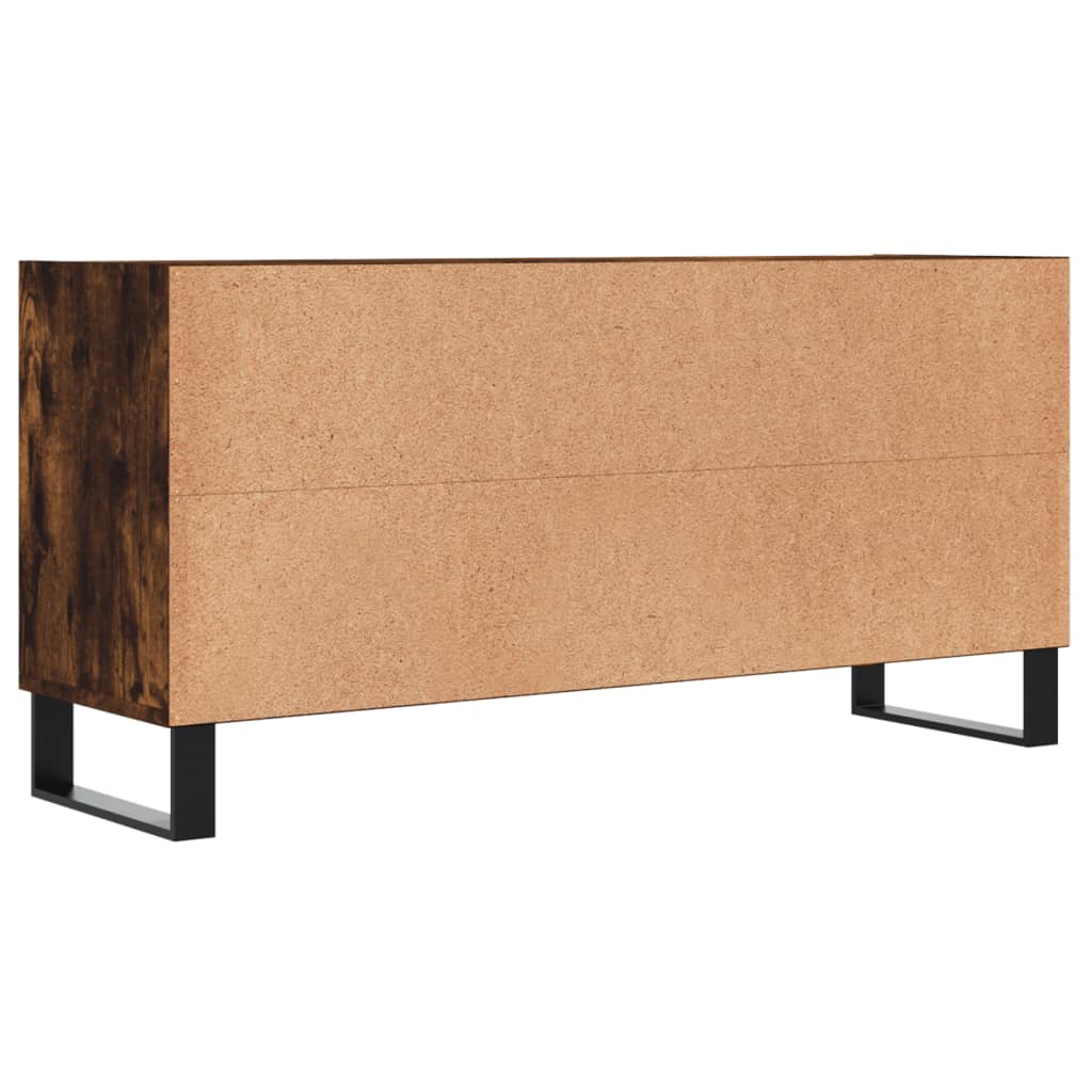vidaXL Szafka pod telewizor, przydymiony dąb, 103,5x30x50 cm