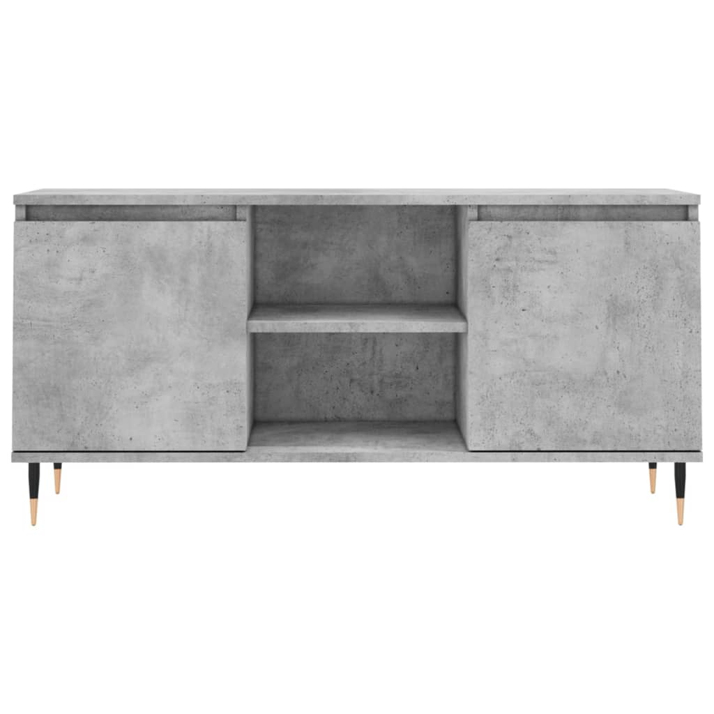 vidaXL Szafka pod TV, szarość betonu, 104x35x50 cm