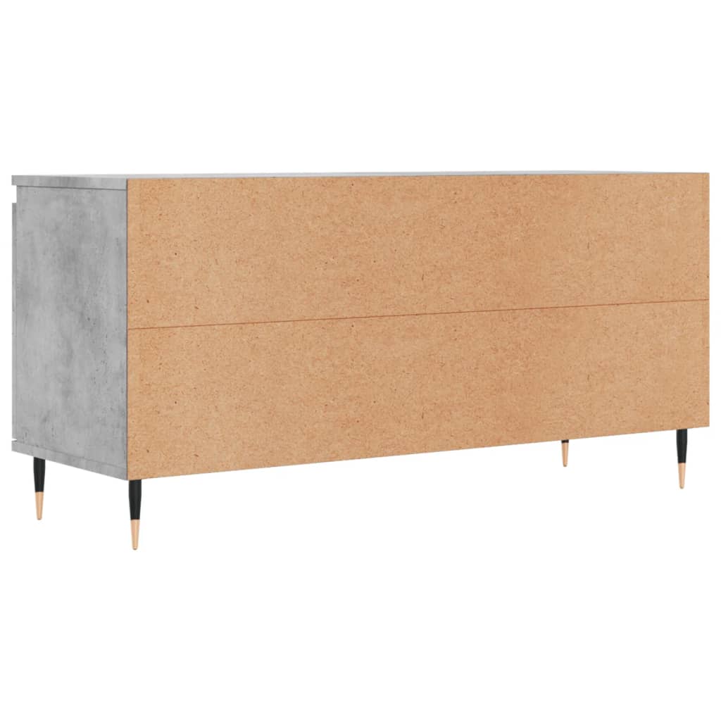vidaXL Szafka pod TV, szarość betonu, 104x35x50 cm