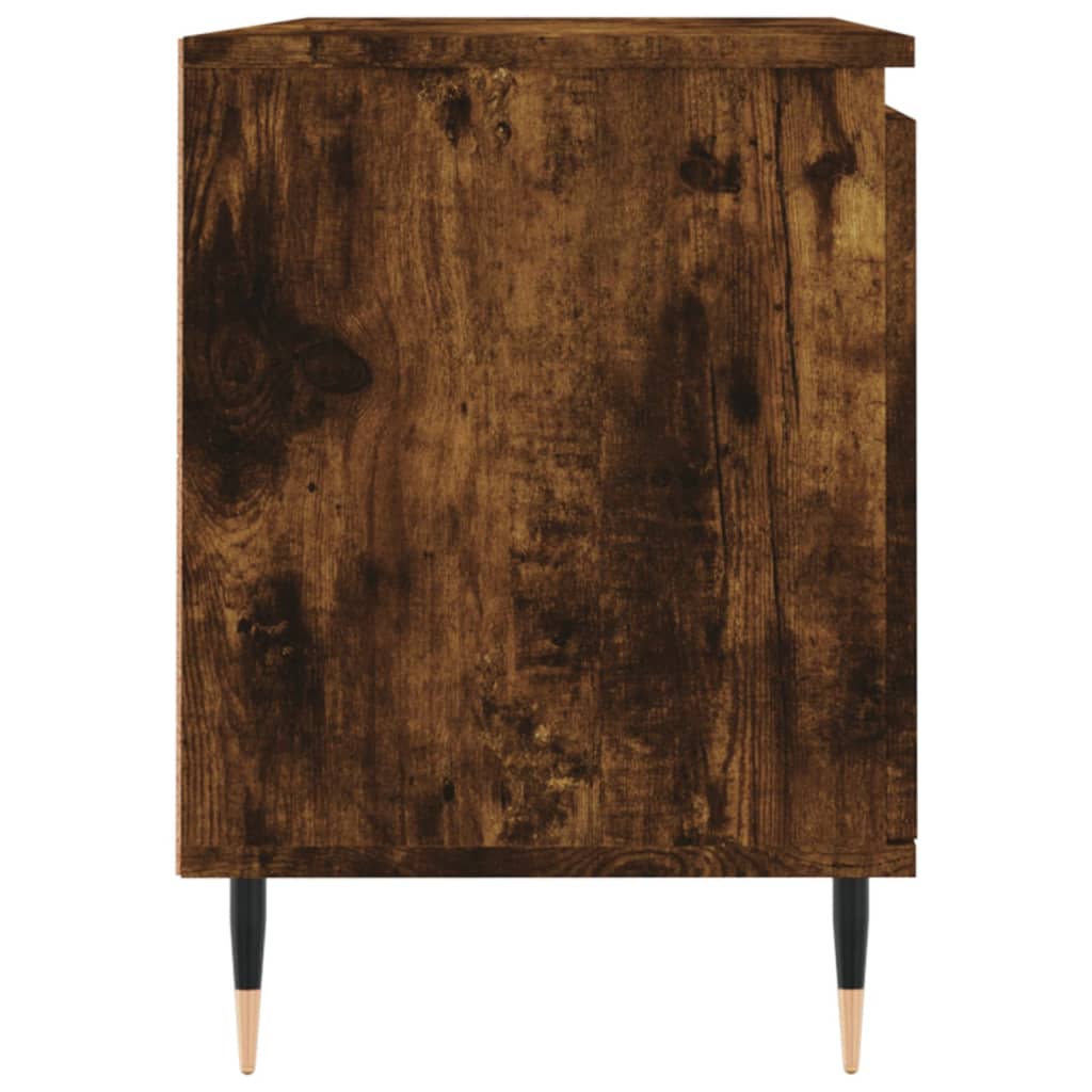 vidaXL Szafka pod telewizor, przydymiony dąb, 104x35x50 cm