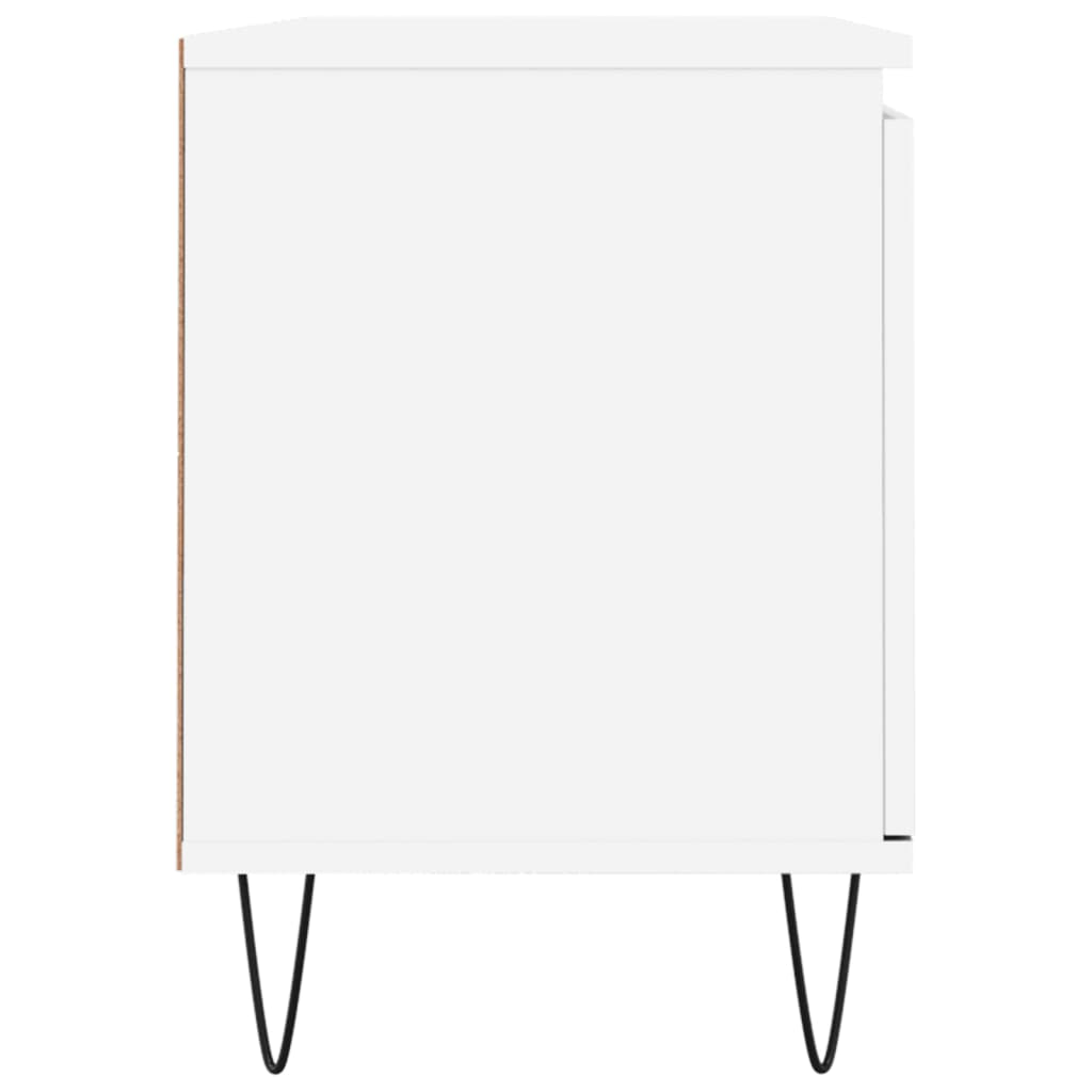 vidaXL Szafka pod TV, biała, 104x35x50 cm, materiał drewnopochodny