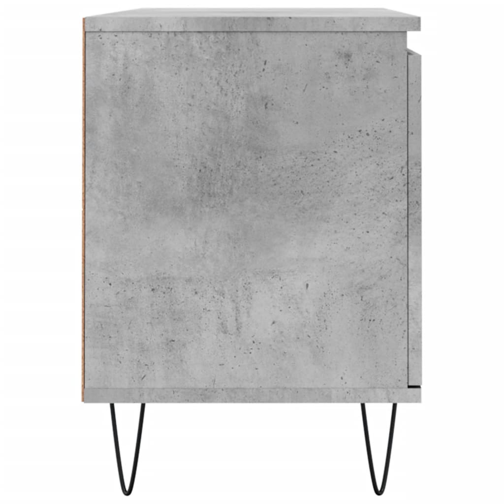 vidaXL Szafka pod TV, szarość betonu, 104x35x50 cm
