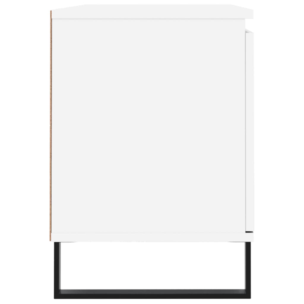 vidaXL Szafka pod TV, biała, 104x35x50 cm, materiał drewnopochodny