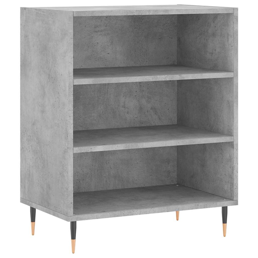 vidaXL Szafka, szarość betonu, 57x35x70 cm, materiał drewnopochodny