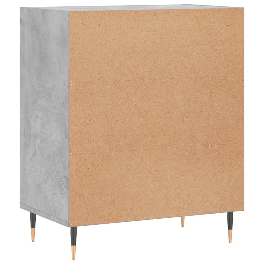 vidaXL Szafka, szarość betonu, 57x35x70 cm, materiał drewnopochodny