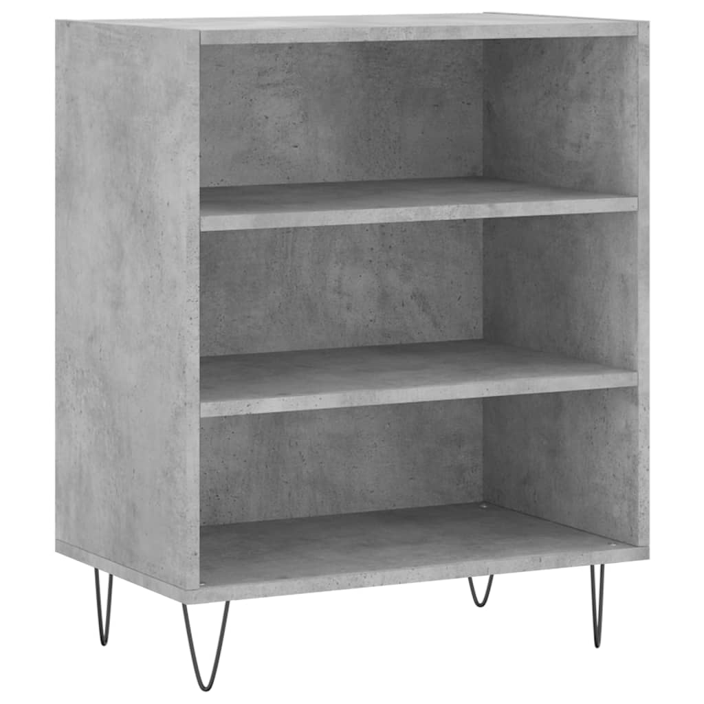 vidaXL Szafka, szarość betonu, 57x35x70 cm, materiał drewnopochodny