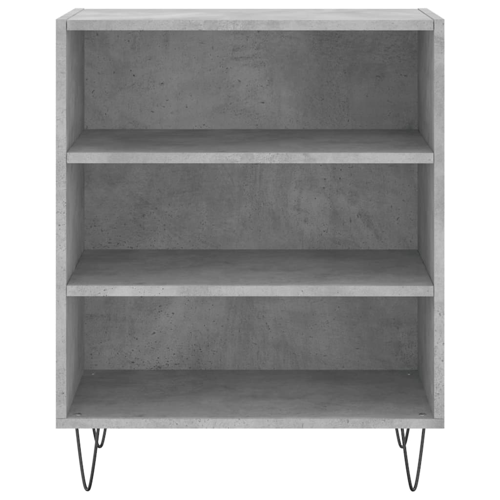 vidaXL Szafka, szarość betonu, 57x35x70 cm, materiał drewnopochodny