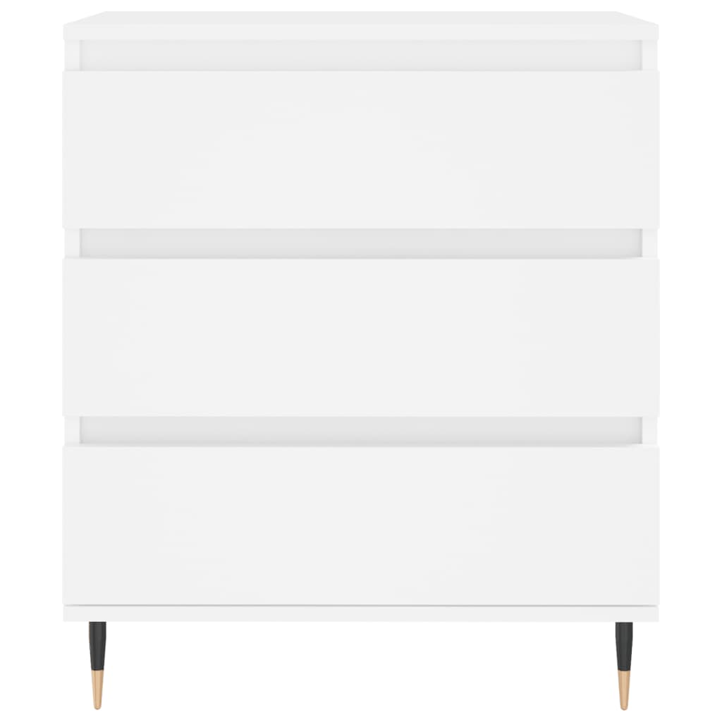 vidaXL Komoda, biała, 60x35x70 cm, materiał drewnopochodny