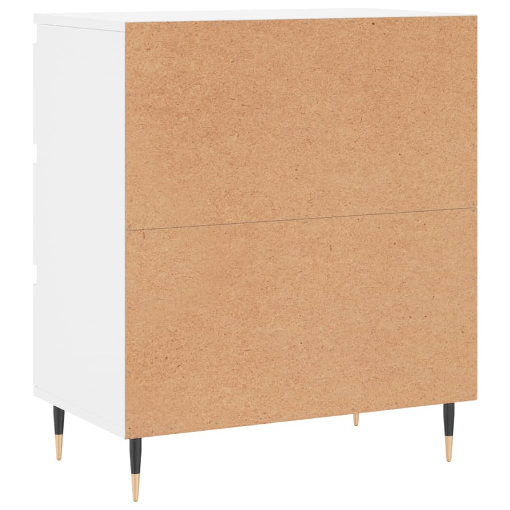 vidaXL Komoda, biała, 60x35x70 cm, materiał drewnopochodny